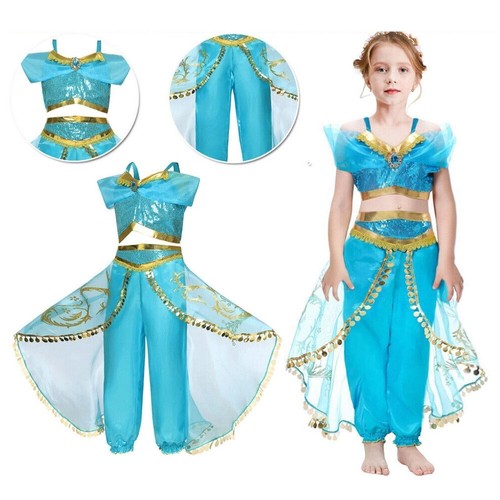 Girls jasmine costume - jasmine, 3pc