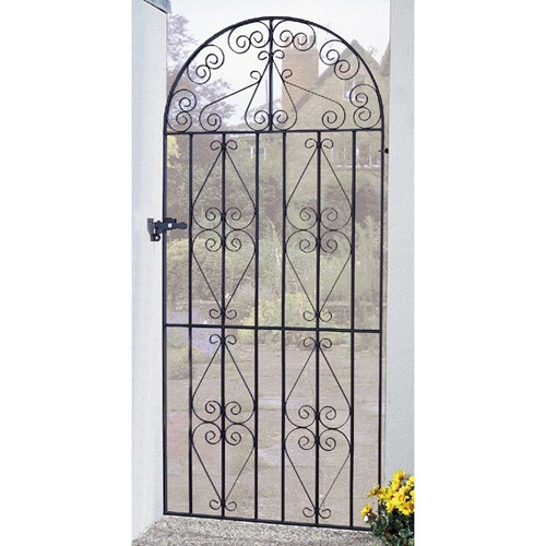 Wrought iron metal garden side - iron,