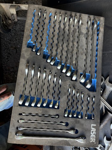 Laser spanner set foam - laser,
