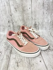 VANS Dusky Pink Leopard Print