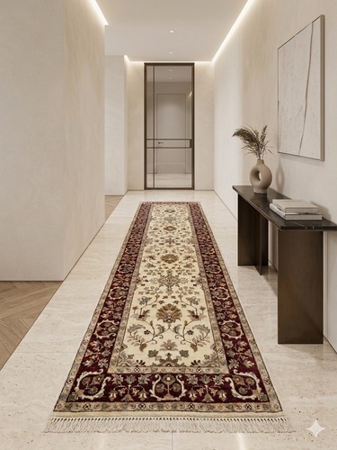 Handmade ziegler runner rug - handmade,