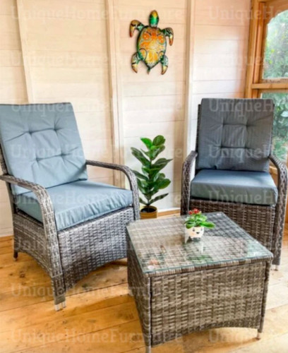 Rattan bistro set - rattan, garden