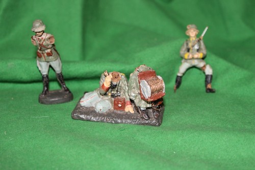 Vintage elastolin ww1 soldiers - elastolin,
