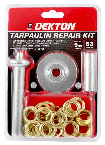 Dekton 63pc tarpaulin repair - tarpaulin,
