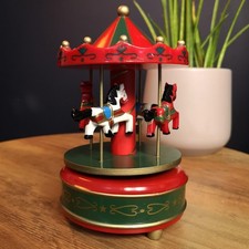 18cm Wind Up Musical Carousel