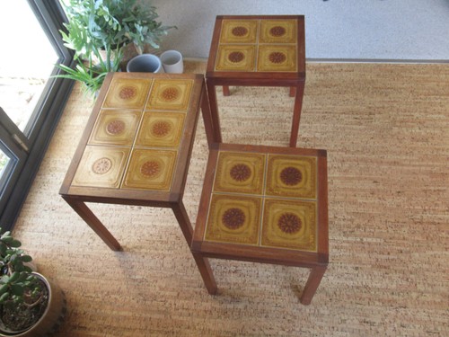 Set three danish tile - of,