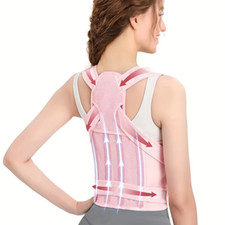 Adjustable Posture Corrector Back Brace Men Women Lumbar Shoulder Support Belt