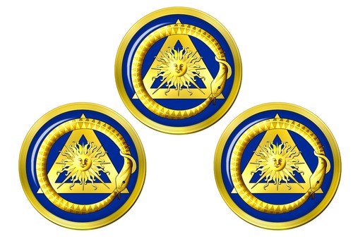 Masonic serpent golf ball - masonic,