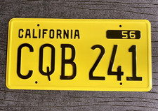 Christine Plymouth Fury prop Aluminium License Plate 300mm x 150mm