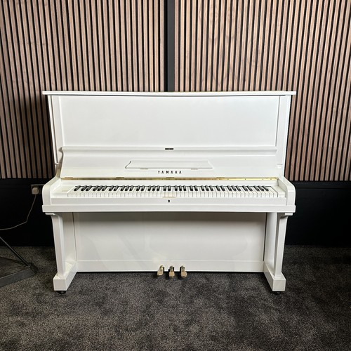 Yamaha upright piano white - u3,