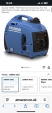 Hyundai Portable Invertor Generator 1000si
