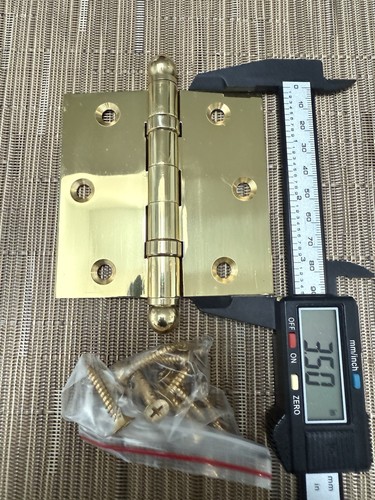 Polished solid brass - polished, door