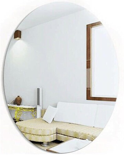 Oval wall mirror self - oval,