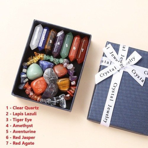 14pc natural healing crystal - 14pc,