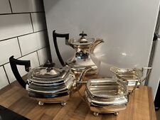 Walker Hall Silver Plate Four Piece Tea Coffee Set Circa 1930
