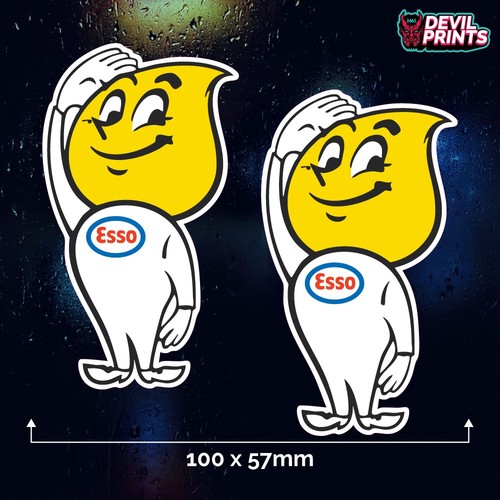 Esso oil drop man - x,