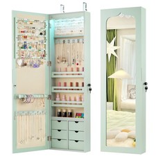 COSTWAY 120CM Jewelry Cabinet