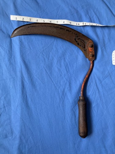Vintage hand tool scythe - hand,