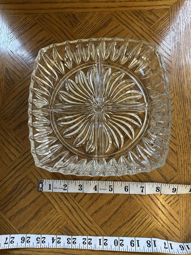 Solid glass plater - glass, with