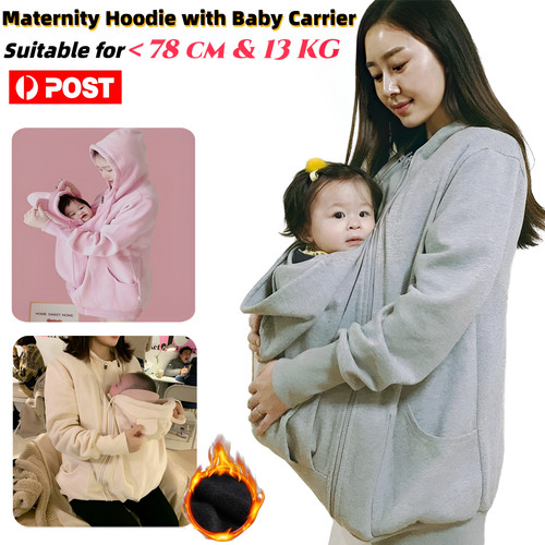Maternity hoodies with baby - with,