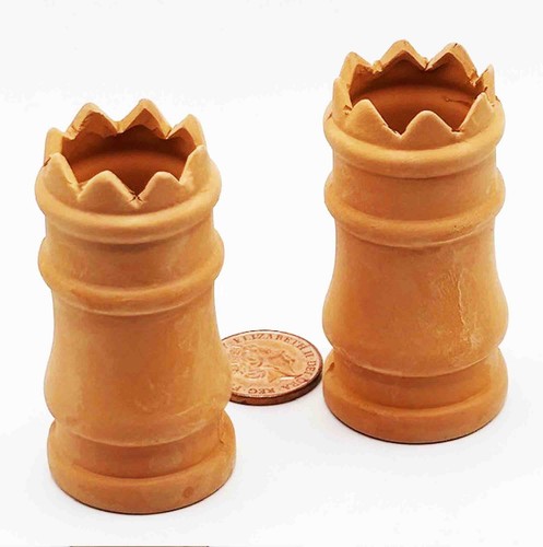 Dolls house chimney pots - house,
