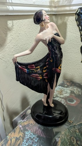 Goldscheider ceramic figure - ceramic,