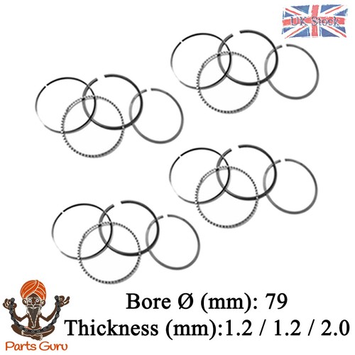 Piston rings set - piston, 1.5