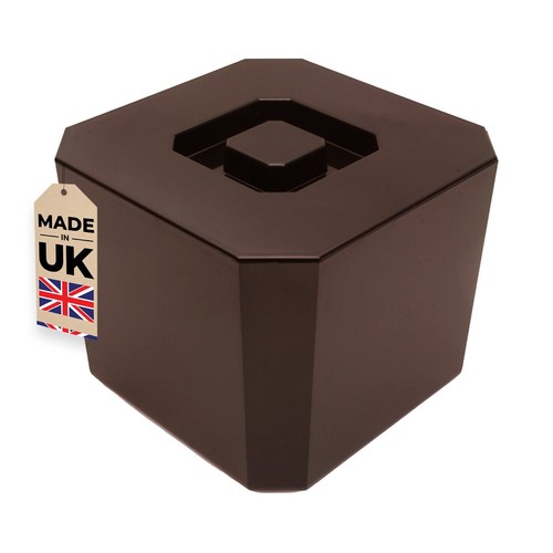 Ice bucket bottle cooler - bottle, brown