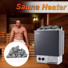 9KW Electric Sauna Heater Stove Indoor Home SPA Oven Dry Steam 16KG Sauna Stones