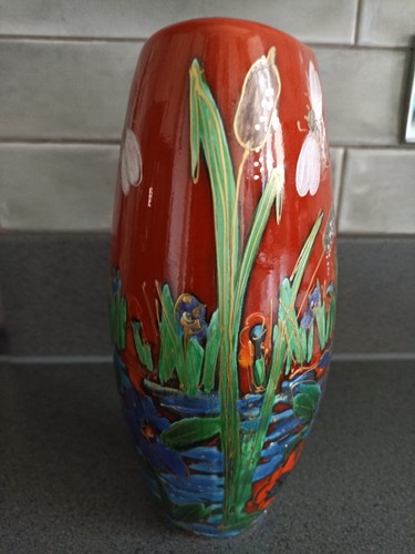 Anita harris oval vase - anita, the