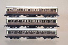 GRAHAM FARISH N GAUGE 3 x GWR MAINLINE COMPOSITE COACH 4om