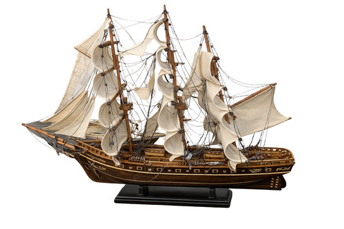 Very large wooden - large, ship