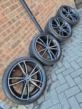 BMW 3 / 4 series 19" alloy wheels & tyres 5x112 G20 21 23. Style 791 4x Genuine