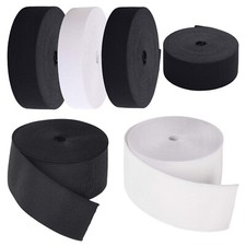 Flat Elastic Black & White