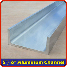 Aluminium Channel Heavy Duty C U Section 125mm - 150mm 5x2 6x2 6x3 inch 6mm 1...