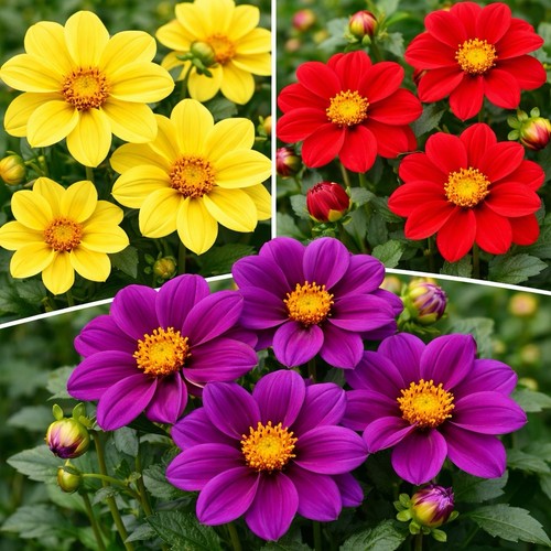 Dahlia mignon mix bulbs - 12,