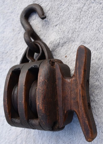 Vintage small wooden - wooden, marine