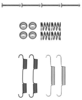 Textar parking brake shoe - brake,