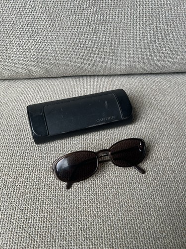 Cartier brown silver frame - silver,