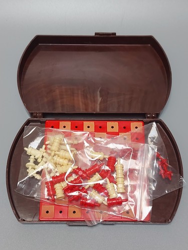 Vintage pocket travel chess - vintage, &