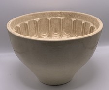 Vtg. FENTON - POTTERY CERAMIC - TERRINE EMBOSSED JELLY - MOULD.