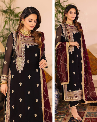 Pakistani designer embroidered - pakistani,