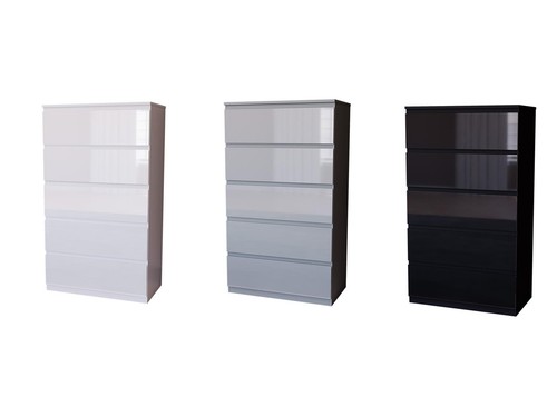Modern gloss drawer chest of - gloss,