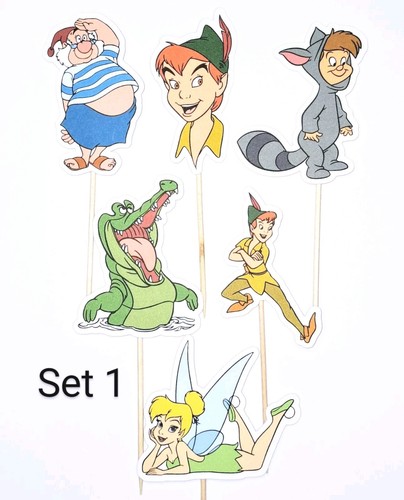 Peter pan cupcake toppers - peter,