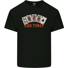 Poker Odd Times Funny Mens Light Cotton T-Shirt