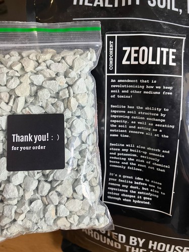Zeolite for houseplants aroids - zeolite,