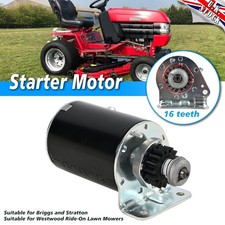 12V Starter Motor To Fit Briggs and Stratton For Westwood Ride-On Lawn Mowers MO