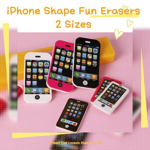 Fun phone shaped eraser - fun,