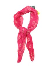 Alexander McQueen Women's Scarf Pink Graphic 100% Silk Rectangle Scarf