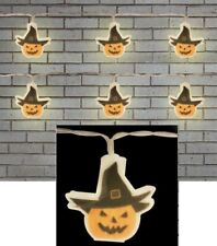 Halloween Pumpkin Witch String Fairy Lights 1.5M Battery Operated LED 12338